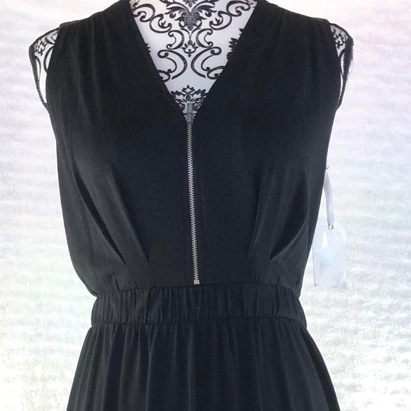 🆕CONVERSE Dress One Star zipper front Blck Skater - Picture 1 of 8